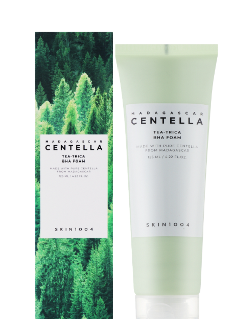 Jabon acuoso facial -Madagascar Centella Tea-Trica BHA Foam - SKIN 1004 (Copia)