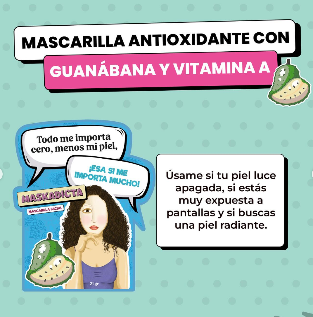 MASCARILLA ANTIOXIDANTE PONTO Maskadicta Antioxidante x 21gr