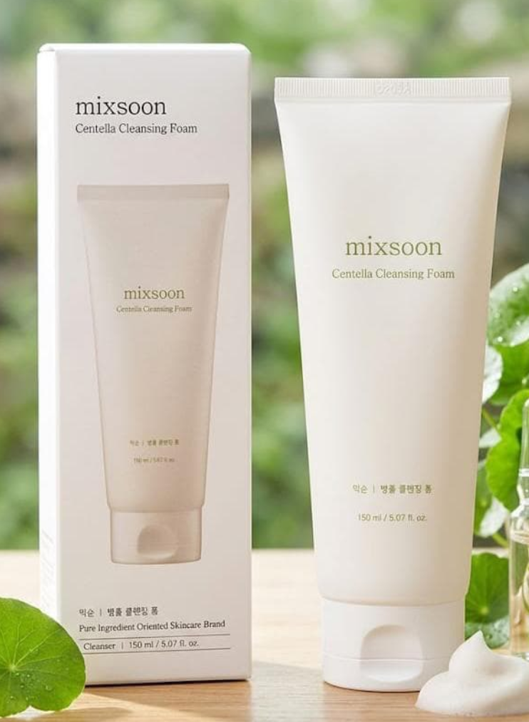 Espuma Limpiadora Calmante Madagascar Centella Cleansing Foam – Mixsoon