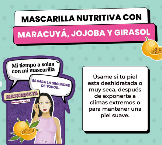 MASCARILLA NUTRITIVA - PONTO Maskadicta Nutritivo x 21gr