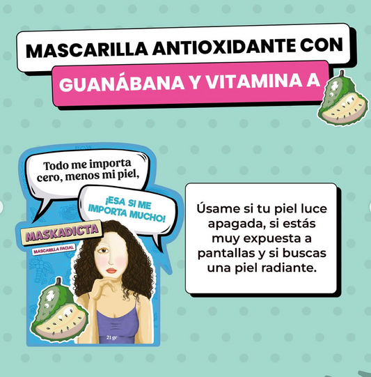 MASCARILLA ANTIOXIDANTE PONTO Maskadicta Antioxidante x 21gr
