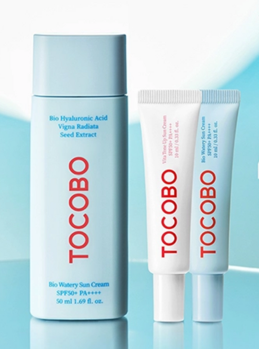 Protector solar  en Set -  Waterful Suncare Sun Cream Set - TOCOBO