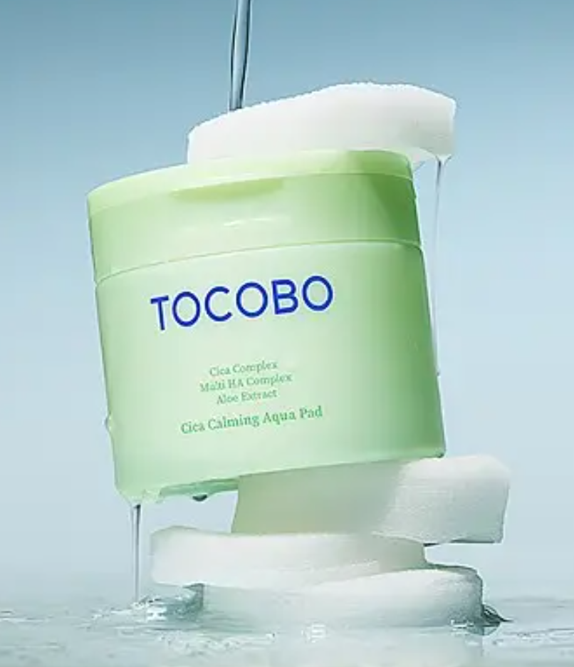 Pads Tónicos Pre-Humedecidos - Cica Calming Aqua Pad Tocobo